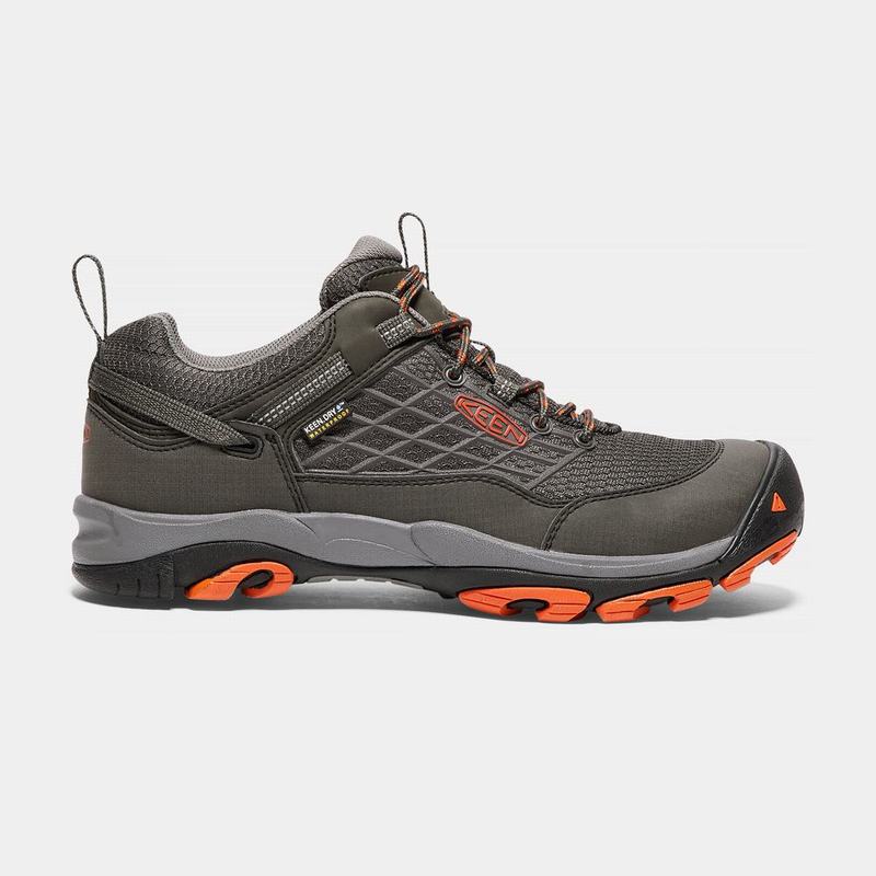 Keen Saltzman Waterproof - Erkek Trekking Ayakkabısı - Koyu Zeytin Yeşili - Türkiye (586213QXE)